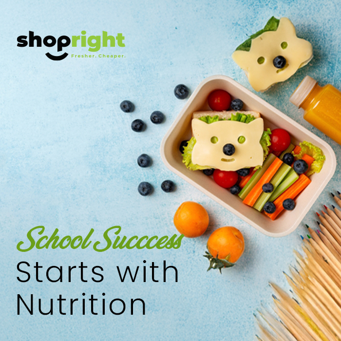 Healthy nutrition for school success